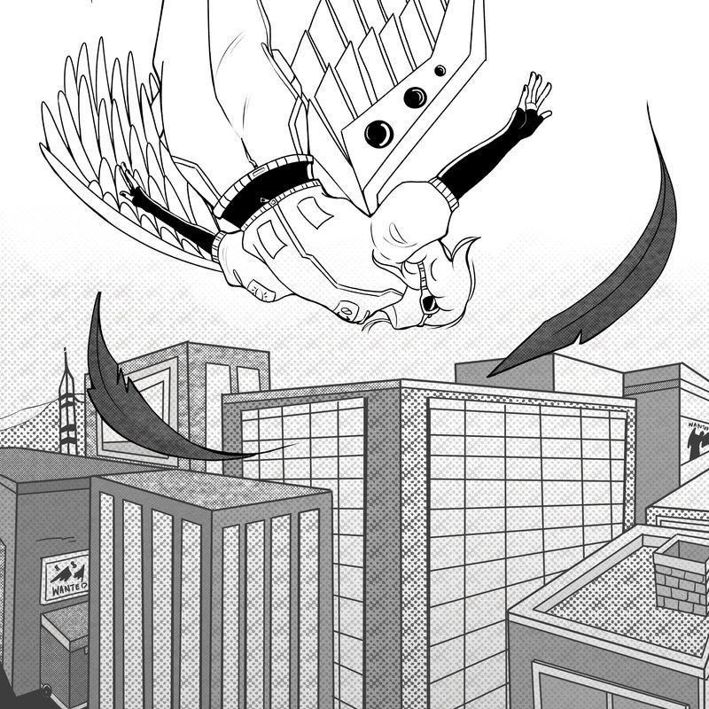 Daisy Illustration Flying_2