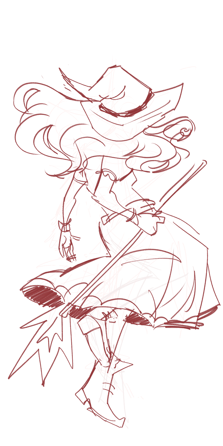 Witch Oc Sketch